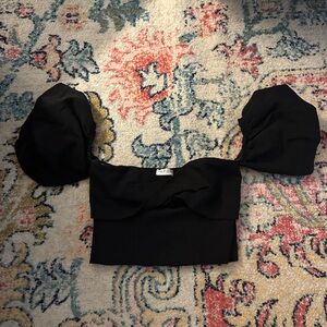 Dressy nice black top!